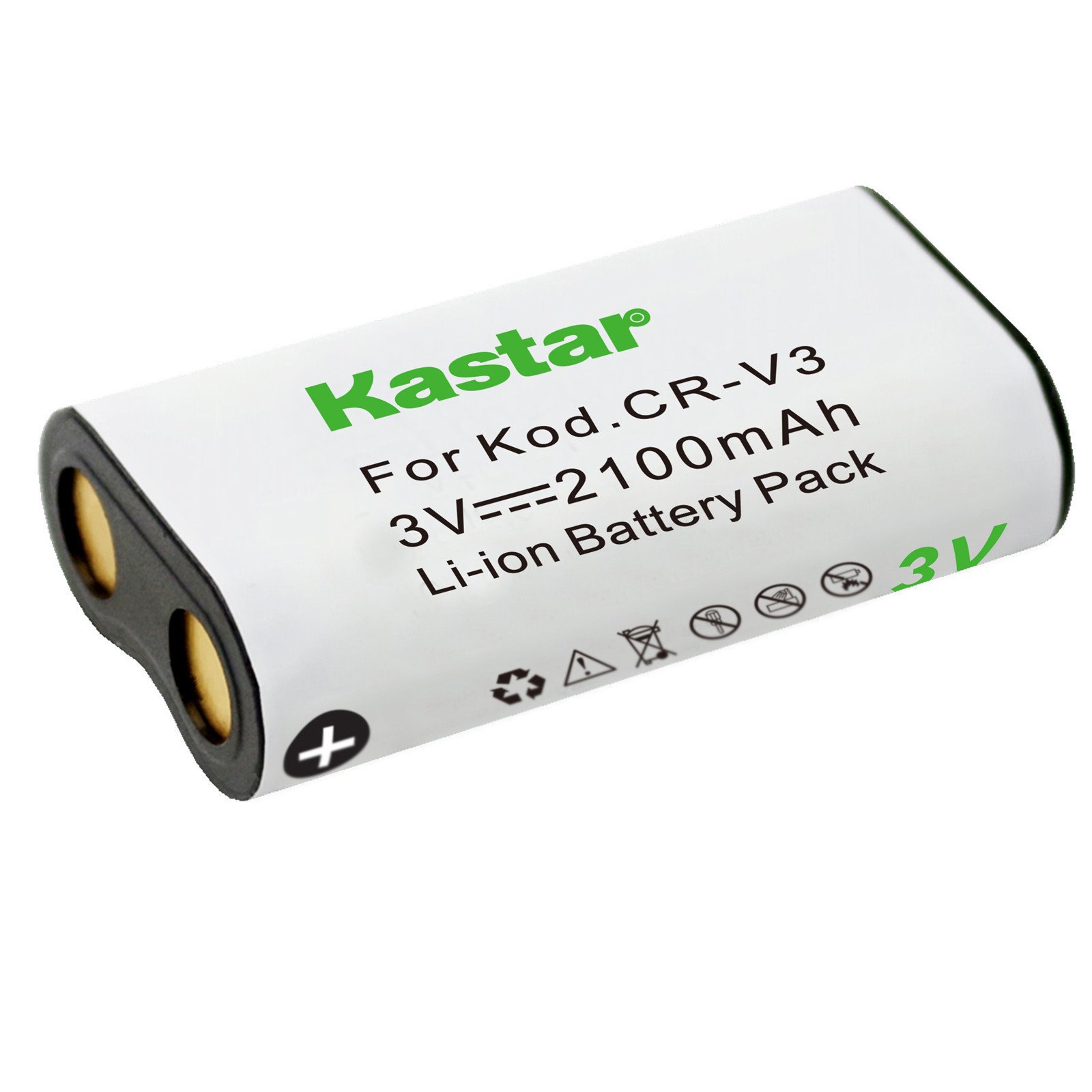 Amazon.com : Kastar Battery for Kodak CR-V3, CR-V3P, KCRV3, LB-01